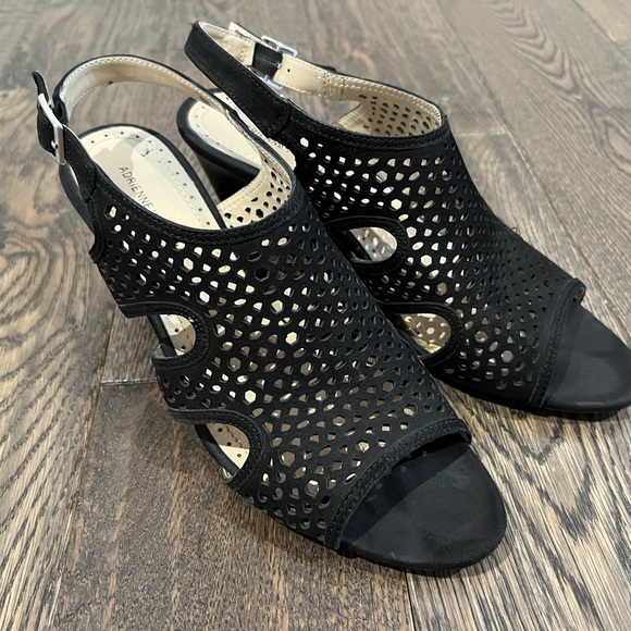 Adrienne Vittadini Shoe / Sandal, Black Suede, Size 9 - Picture 7 of 7